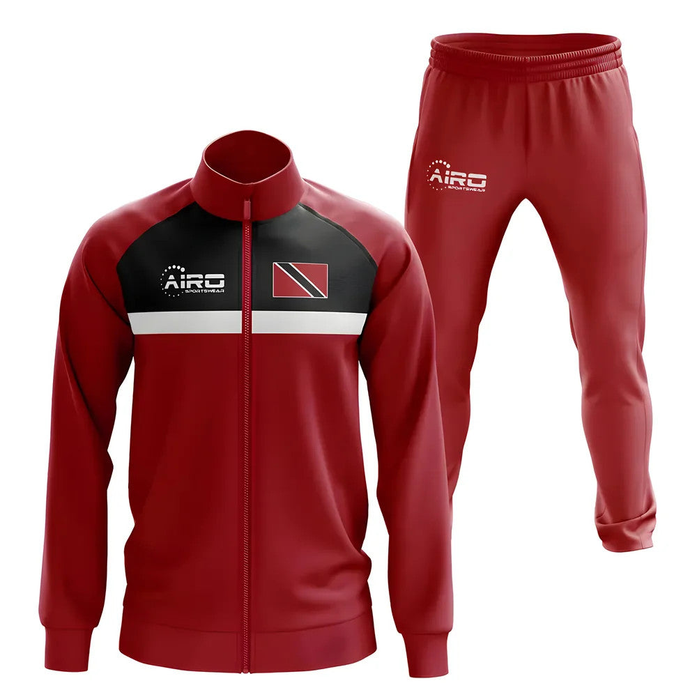 Trinidad and Tobago Concept Football Tracksuit (Red)_1