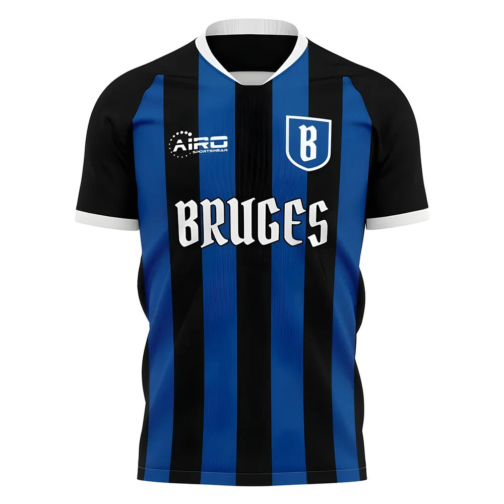 2025-2026 Club Brugge Home Concept Football Shirt - Kids (Long Sleeve)_0