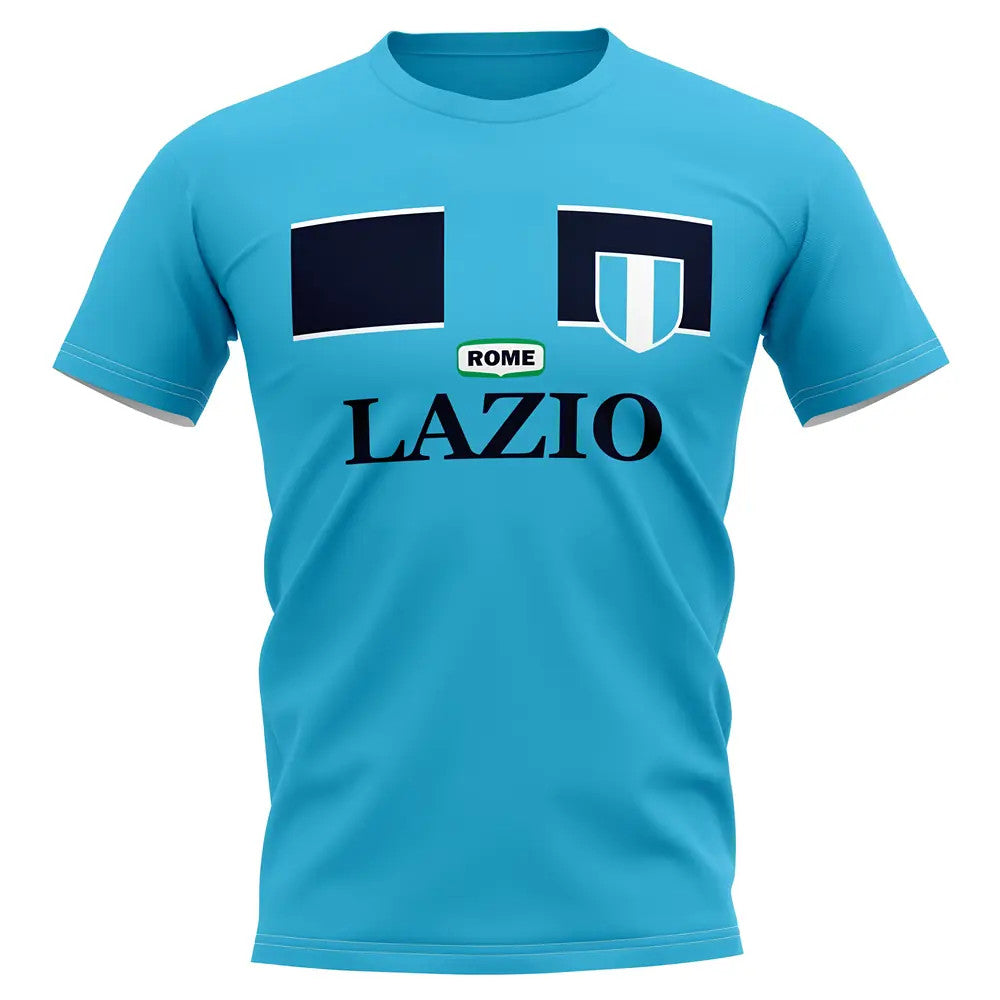 Lazio Vintage Football T-Shirt (Sky)_1
