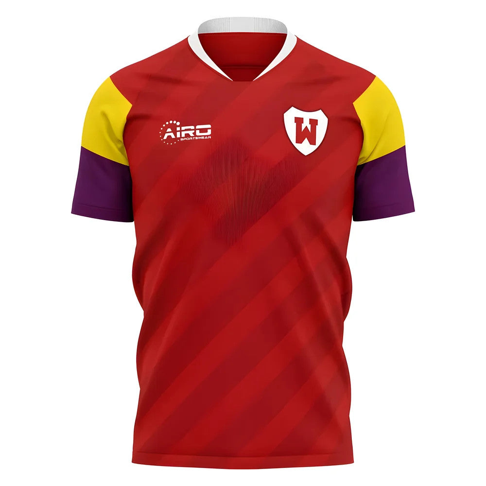 2025-2026 Wrexham Home Concept Football Shirt - Kids (Long Sleeve)_0