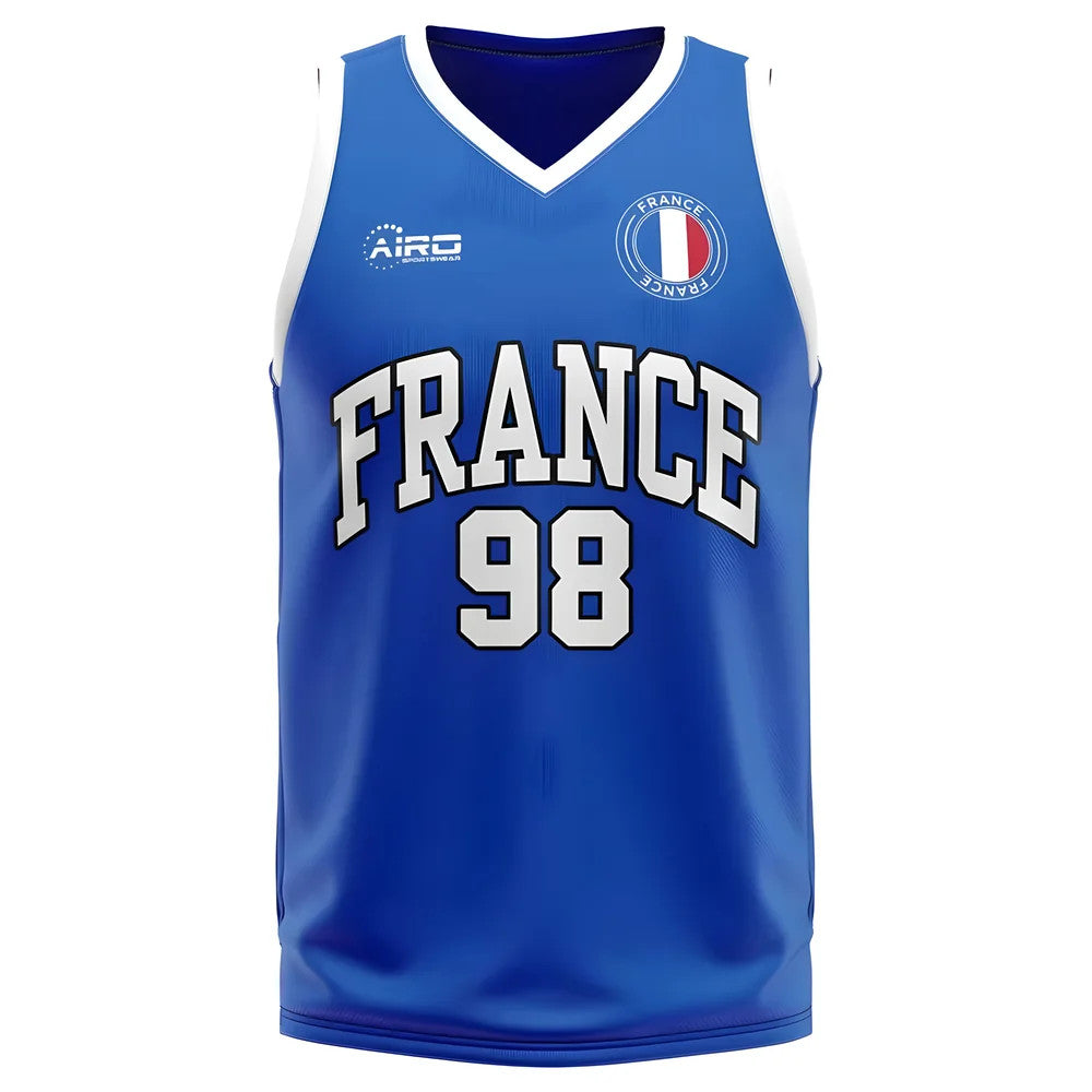 France Home Concept Basketball Shirt - Little Boys_0
