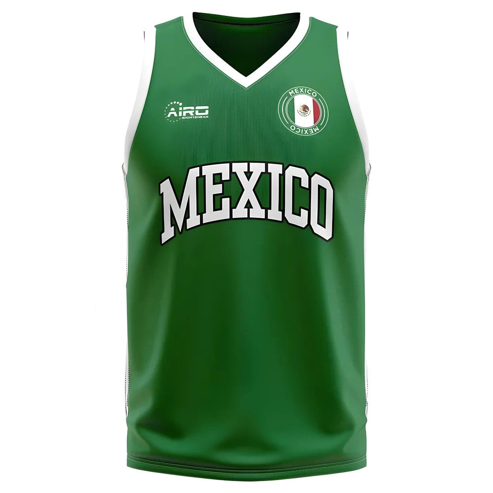 Mexico Home Concept Basketball Shirt - Little Boys_0