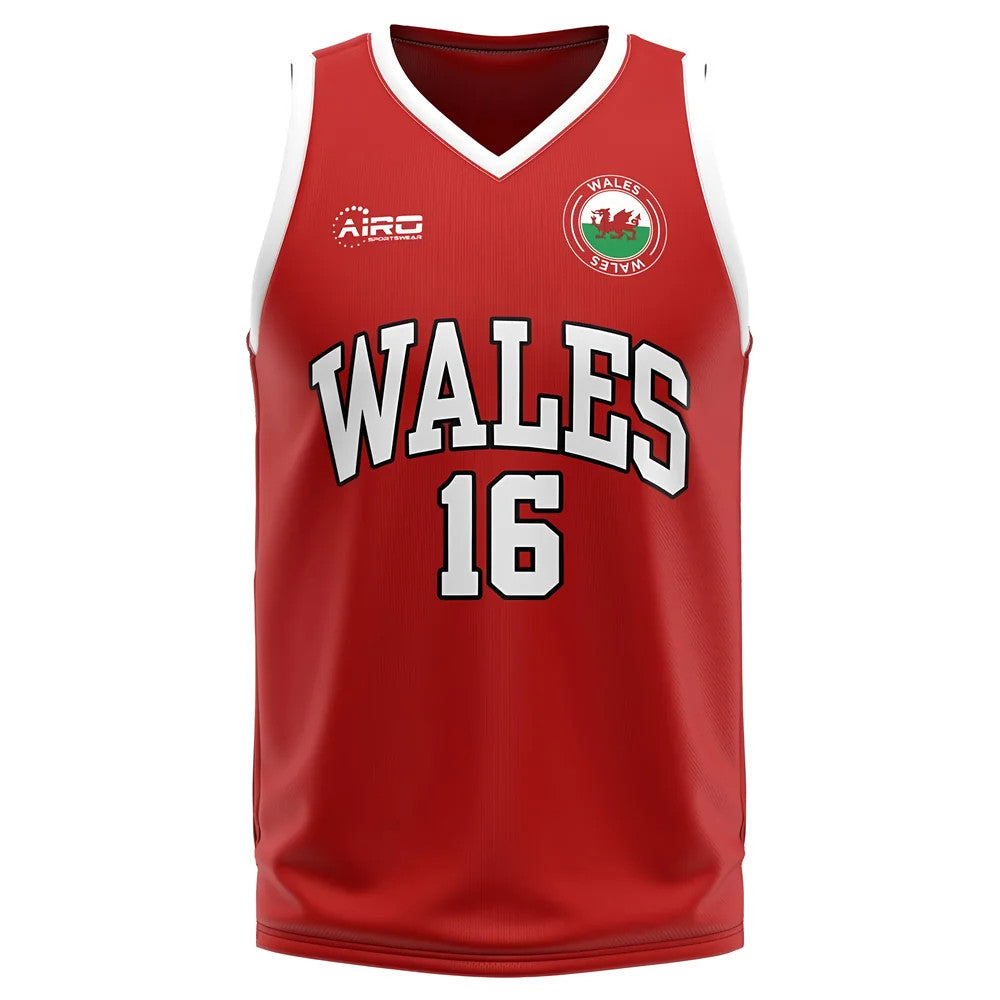 Wales Home Concept Basketball Shirt - Kids_0