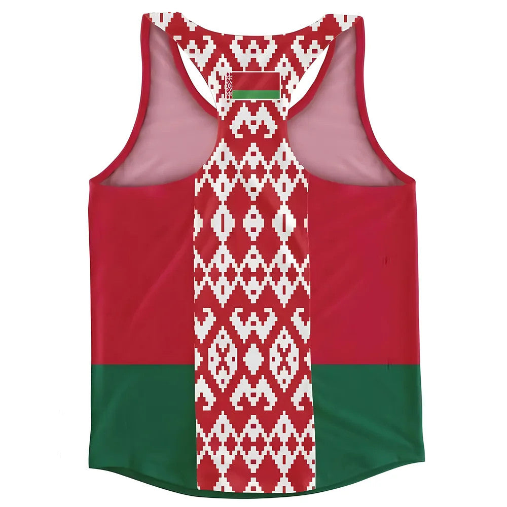 Belarus Flag Running Vest_1