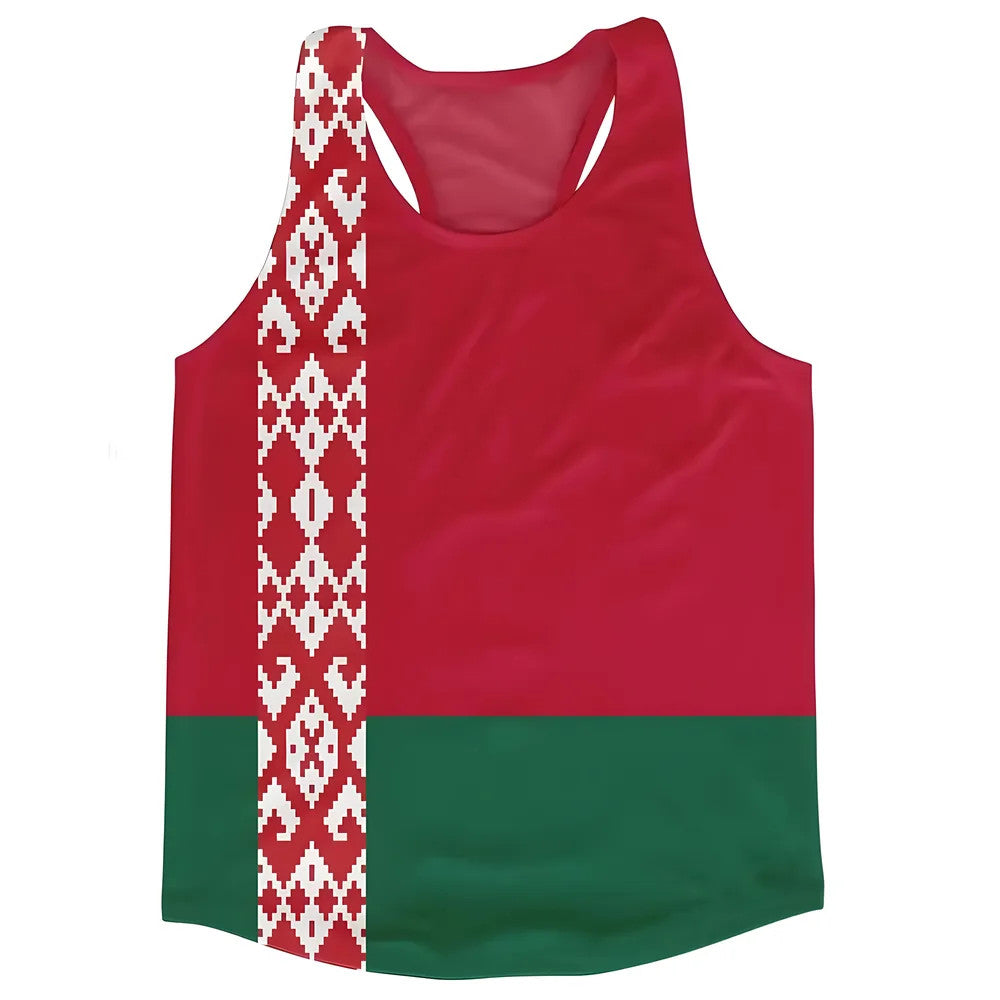 Belarus Flag Running Vest_0