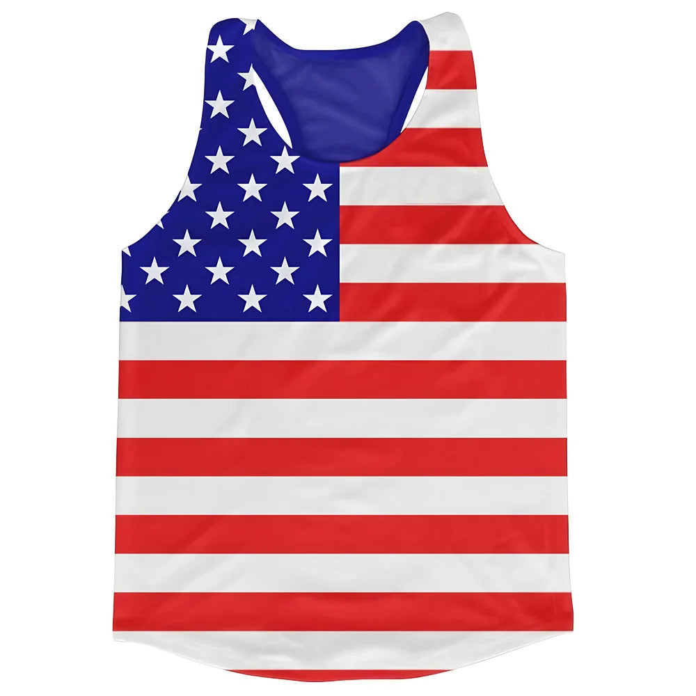 United States Flag Running Vest_0