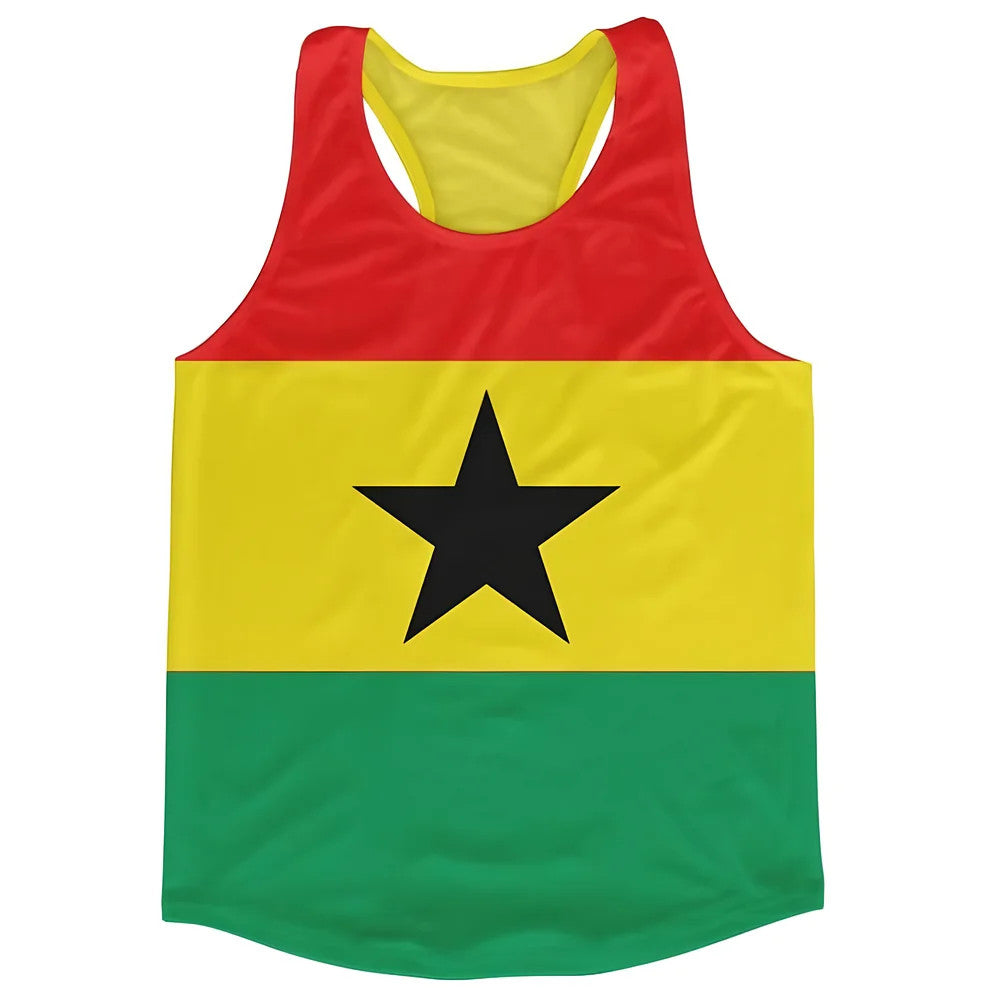Ghana Flag Running Vest_0