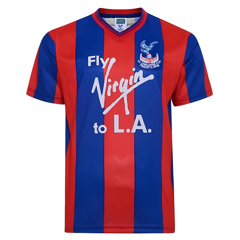 Score Draw Crystal Palace 1990 FA Cup Final Retro Football Shirt (Salako 10)_2