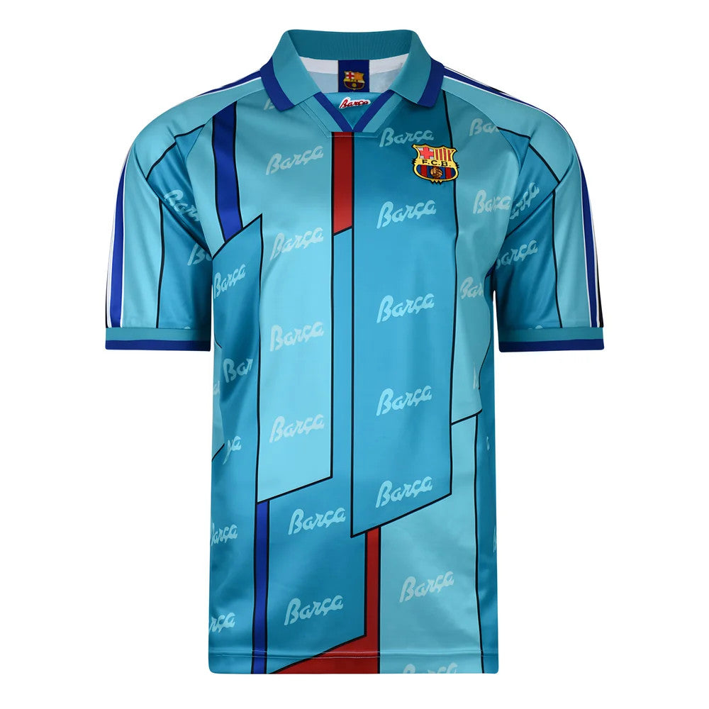 Score Draw Barcelona 1997 ECWC Final Retro Football Shirt (GUARDIOLA 4)_2