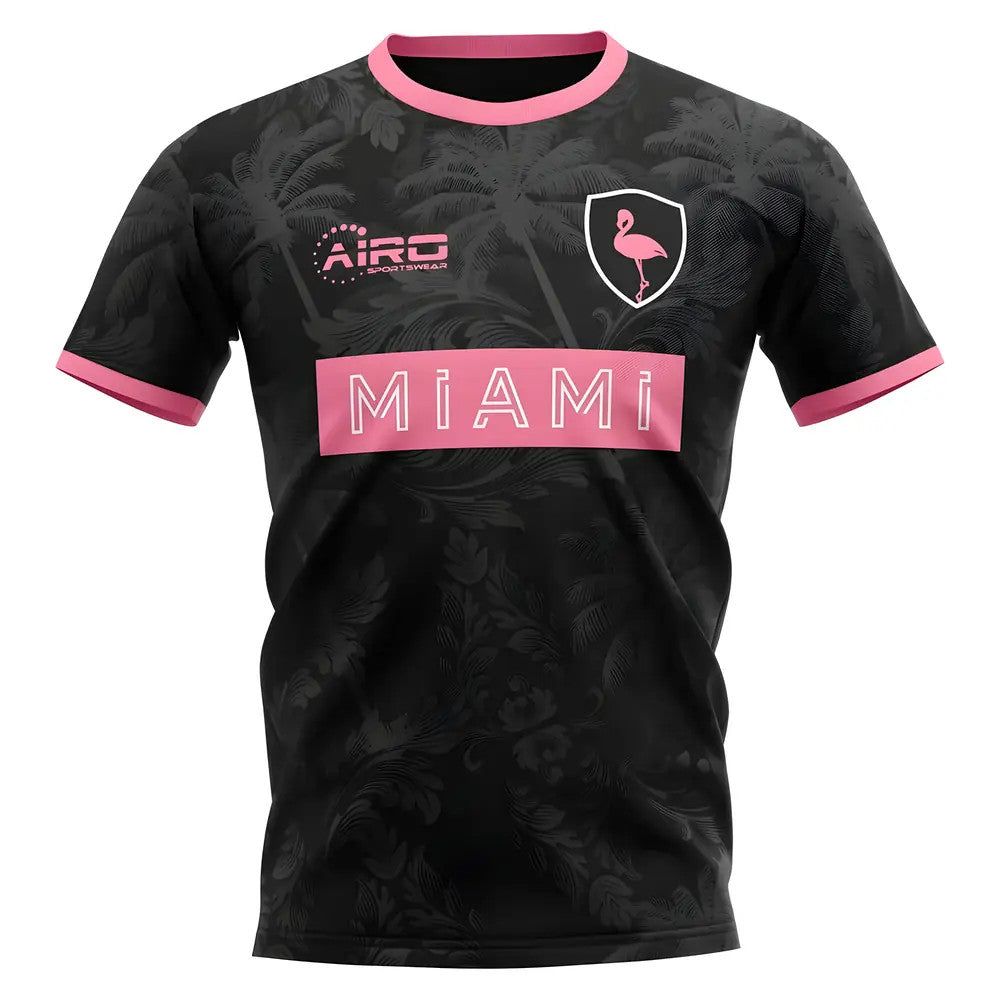 2025-2026 Miami Home Concept Football Shirt - Kids (Long Sleeve)_0