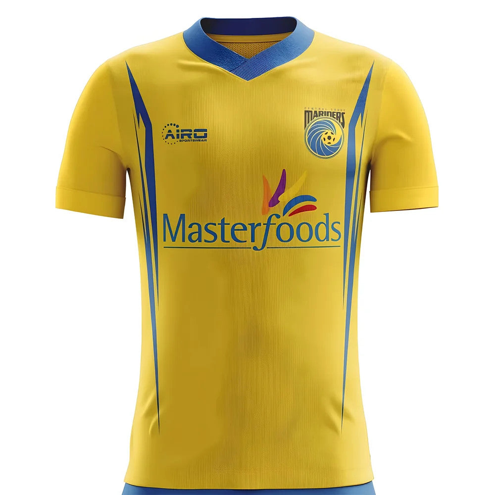 2025-2026 Central Coast Mariners Home Concept Football Shirt - Little Boys_0
