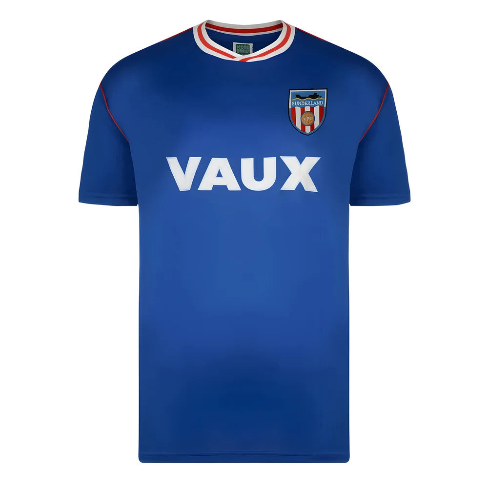 Score Draw Sunderland 1990 Away Football Shirt_0