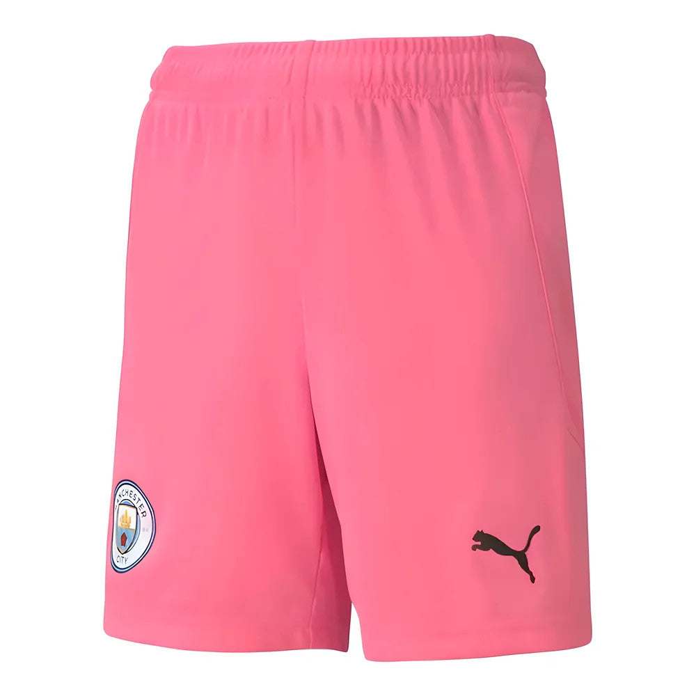 2020-2021 Man City Away Goalkeeper Shorts (Pink) - Kids_0