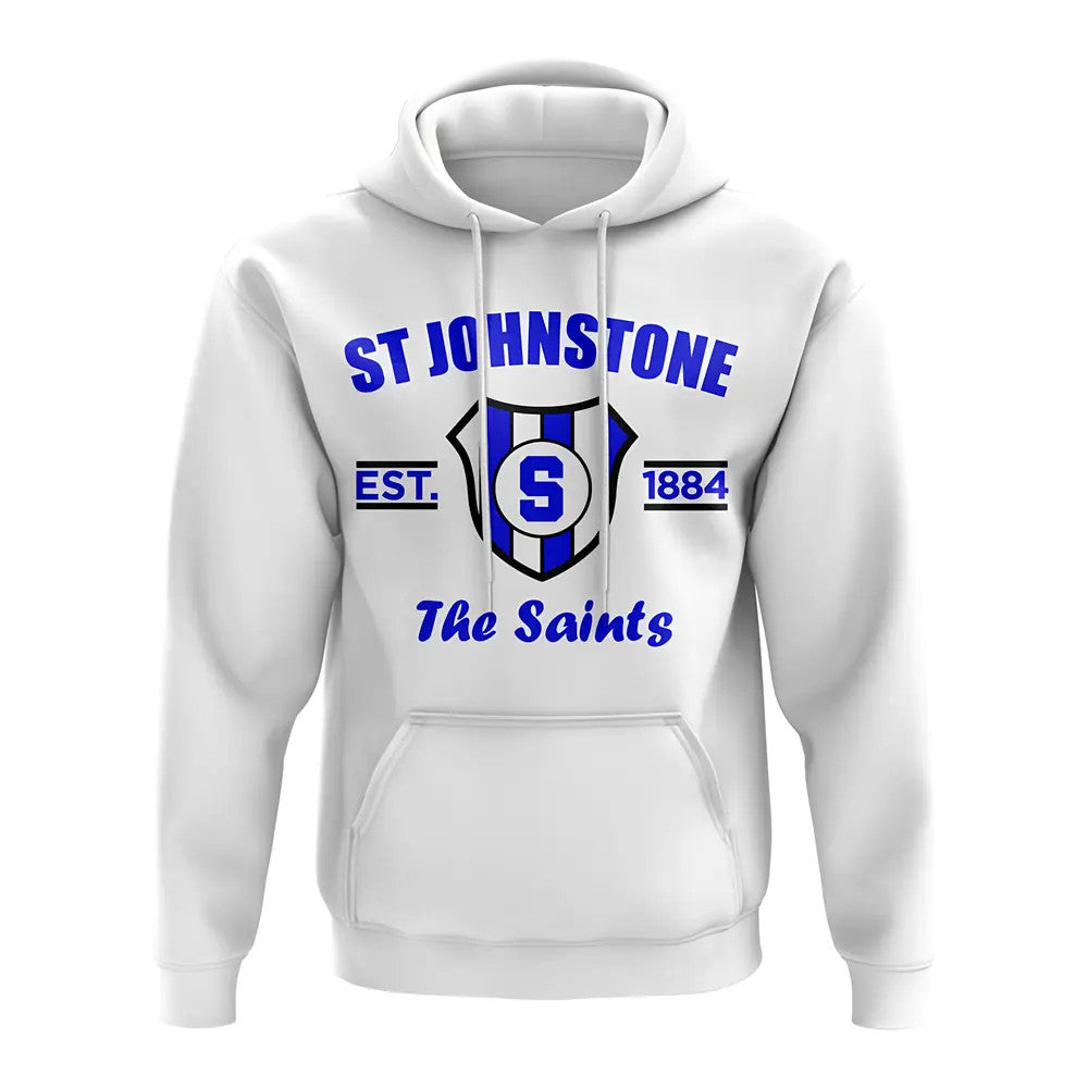 St Johnstone Established Football Hoody (White)_0