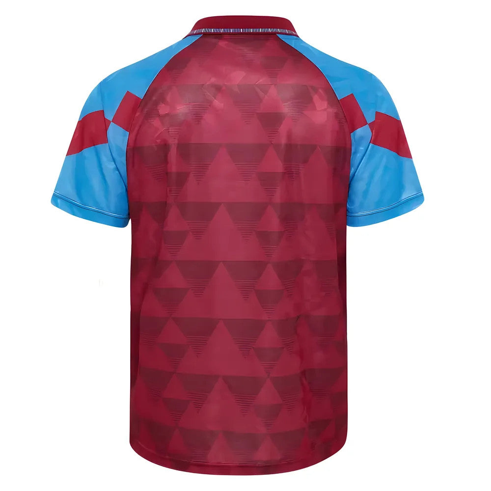 Score Draw Aston Villa 1990 Retro Football Shirt (Grealish 10)_3
