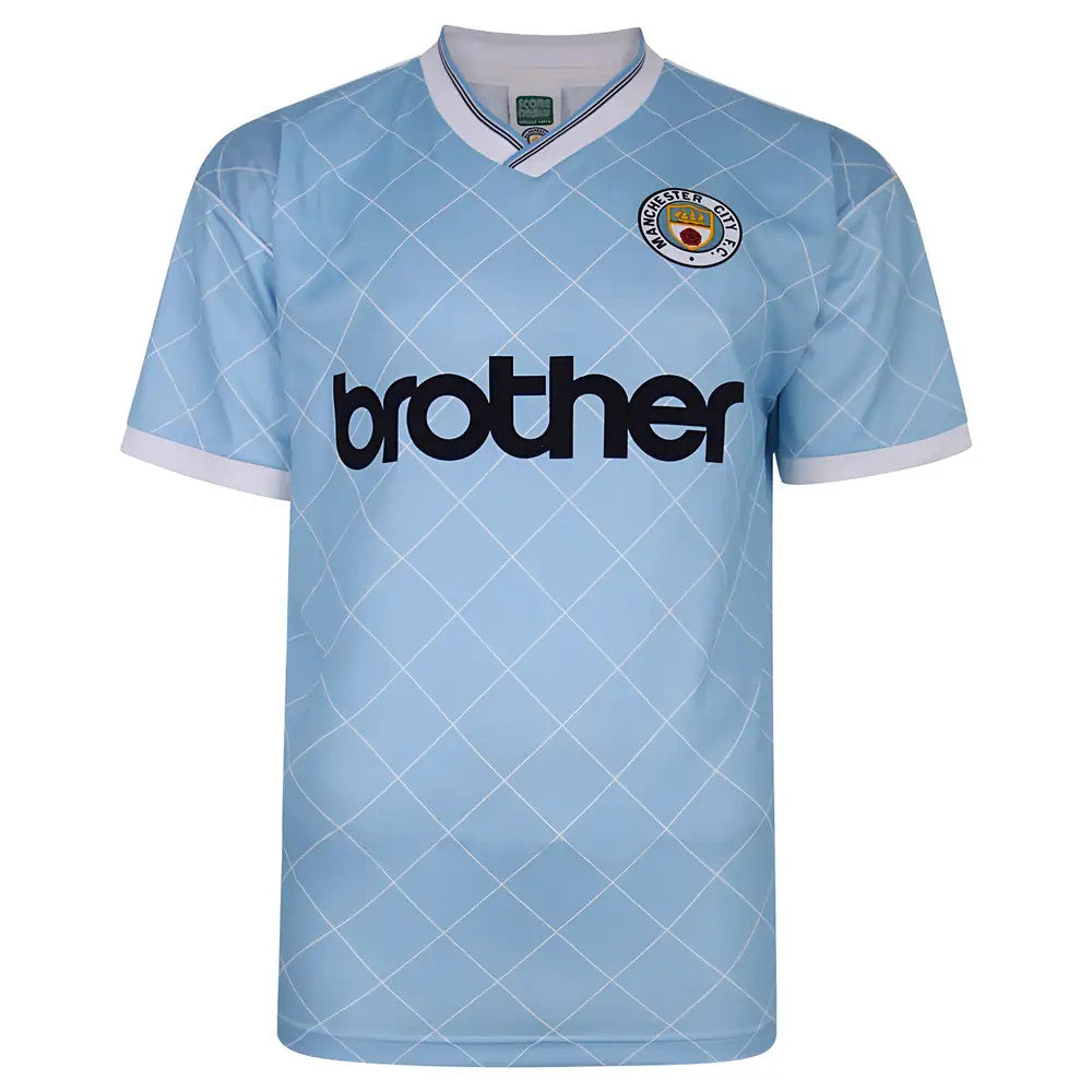 Manchester City 1988 Retro Football Shirt (GOATER 9)_2