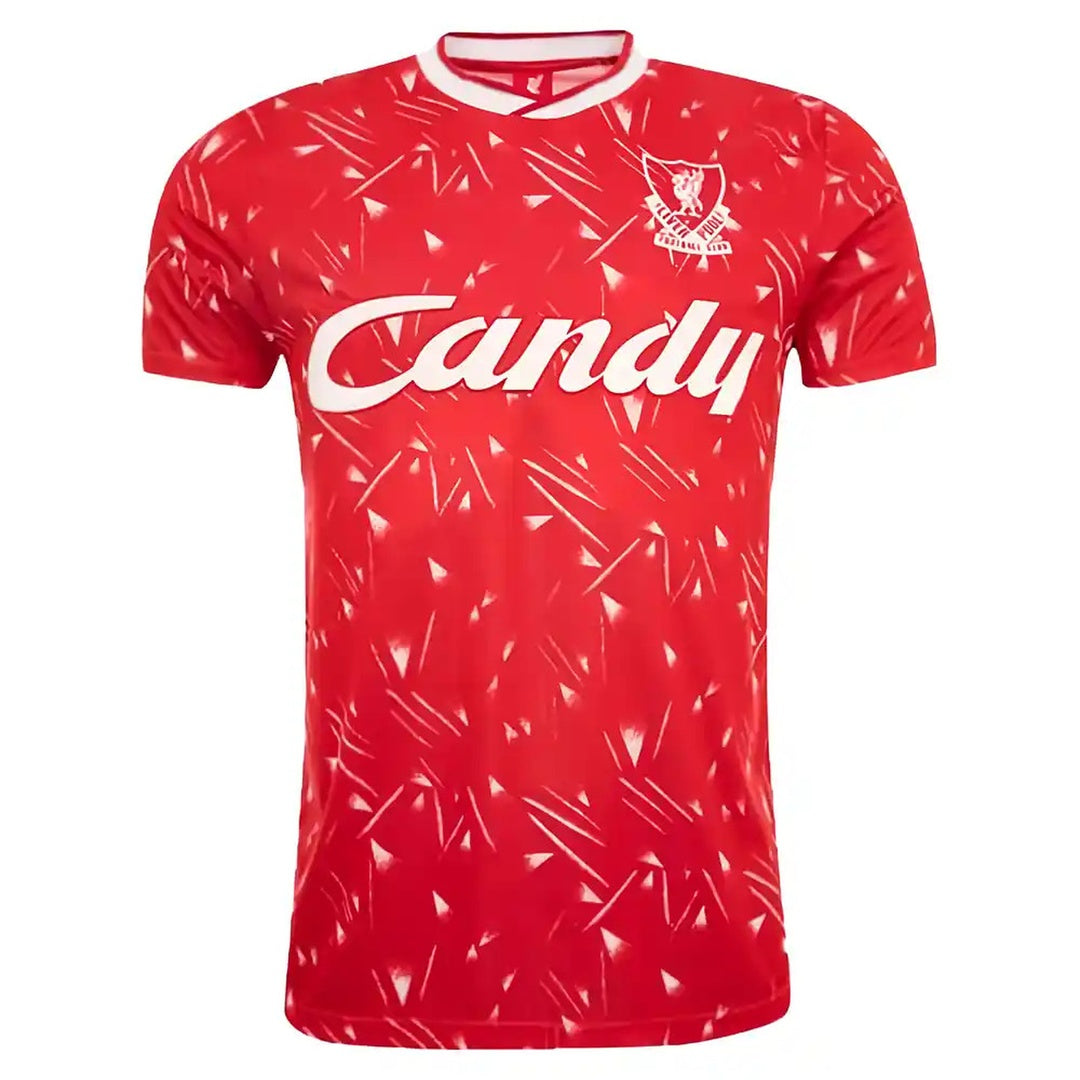 Score Draw Liverpool FC 1989 Retro Football Shirt (GERRARD 8)_4