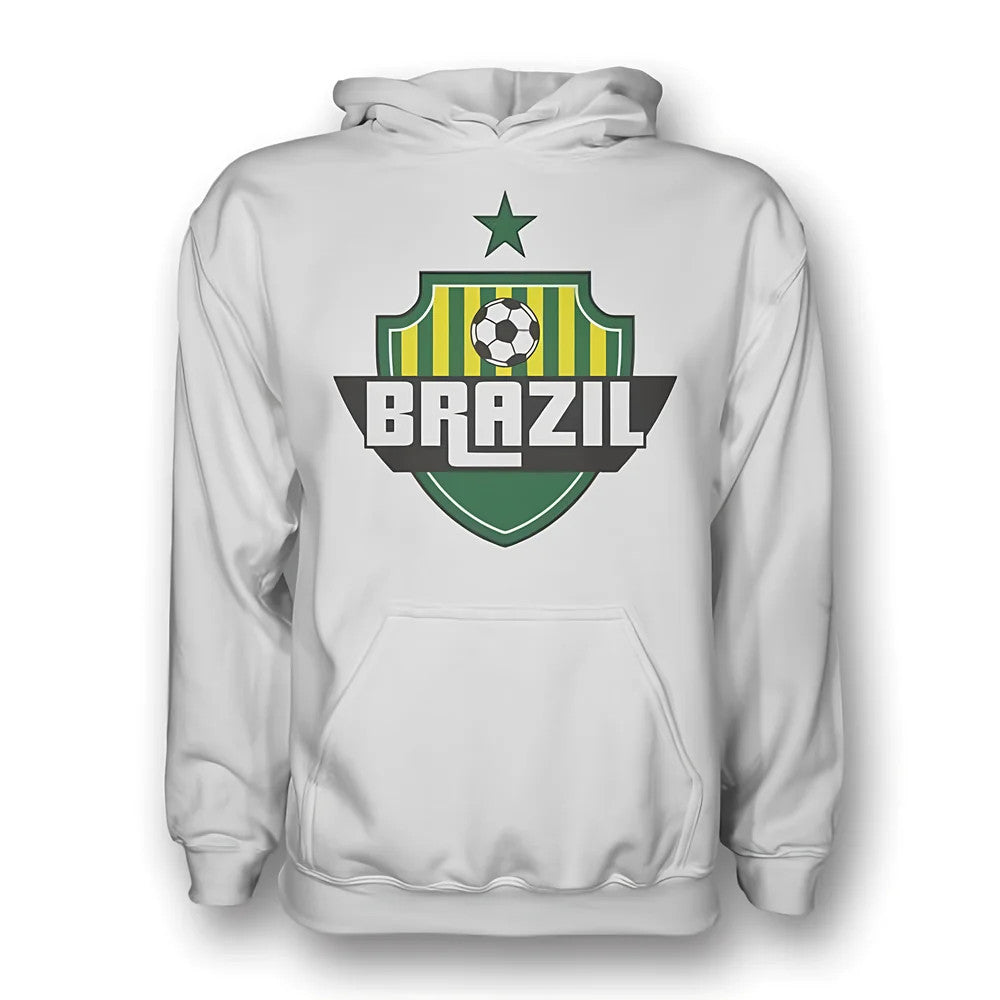 Brazil Country Logo Hoody (white) - Kids_0