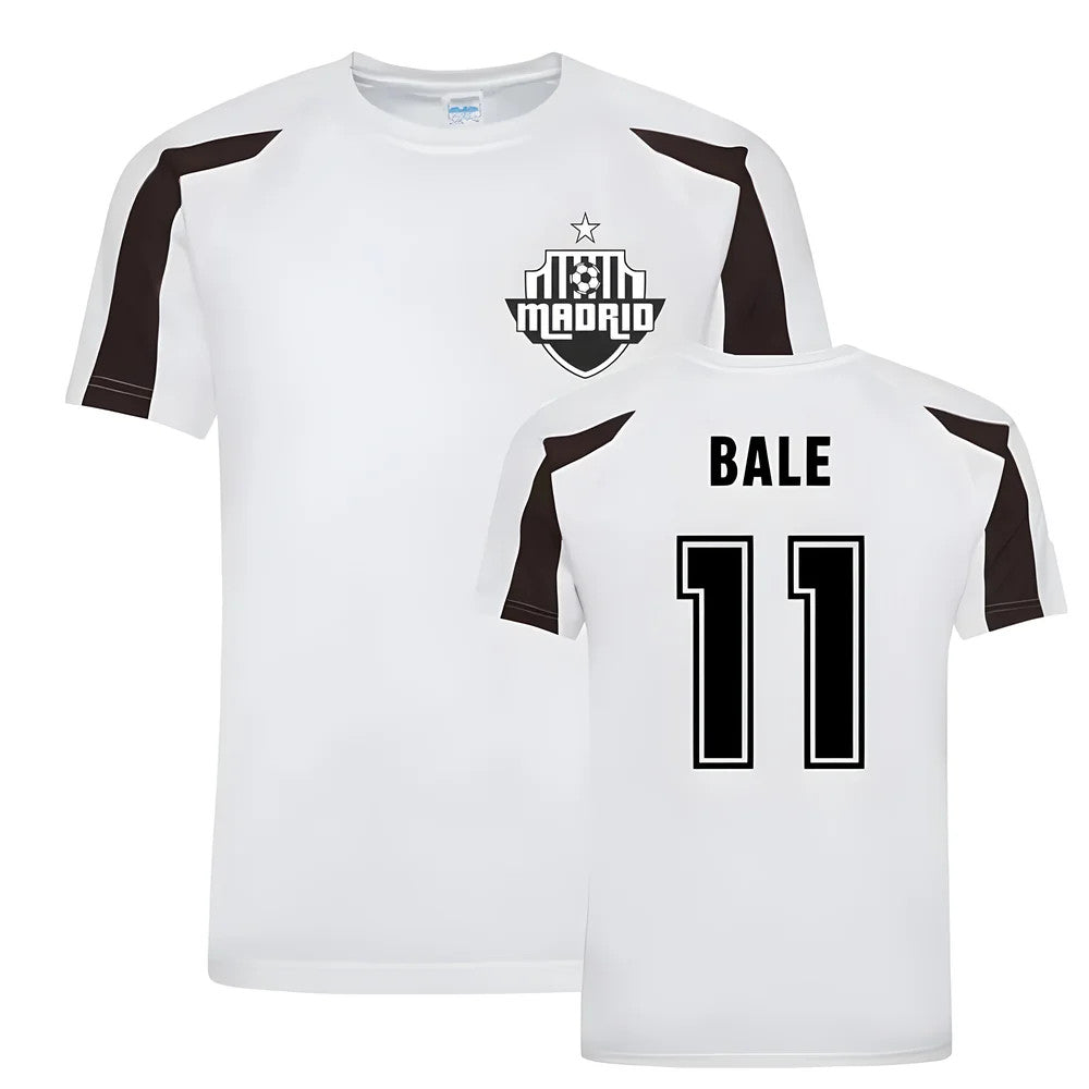 Gareth Bale Madrid Sports Training Jersey (White)_0