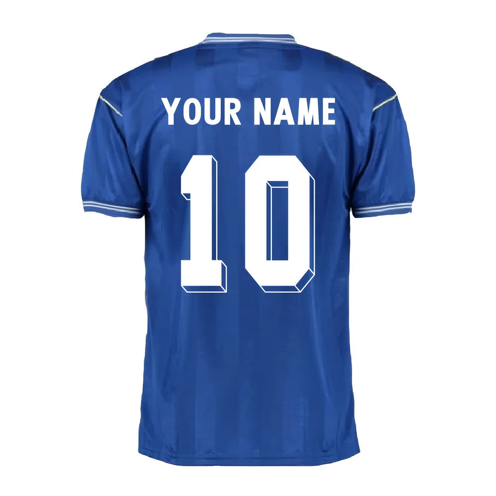 Score Draw Everton 1986 Home Shirt (Your Name)_0