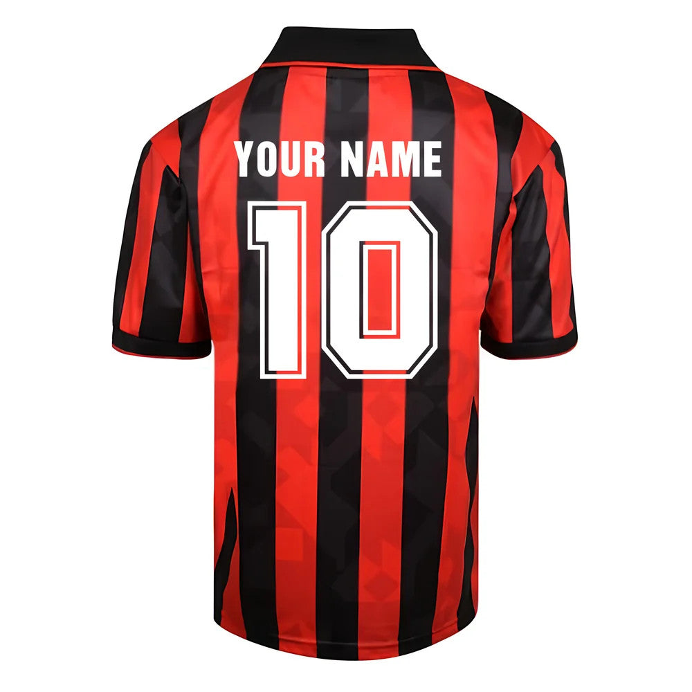 Score Draw AC Milan 1994 Retro Football Shirt (Your Name)_0
