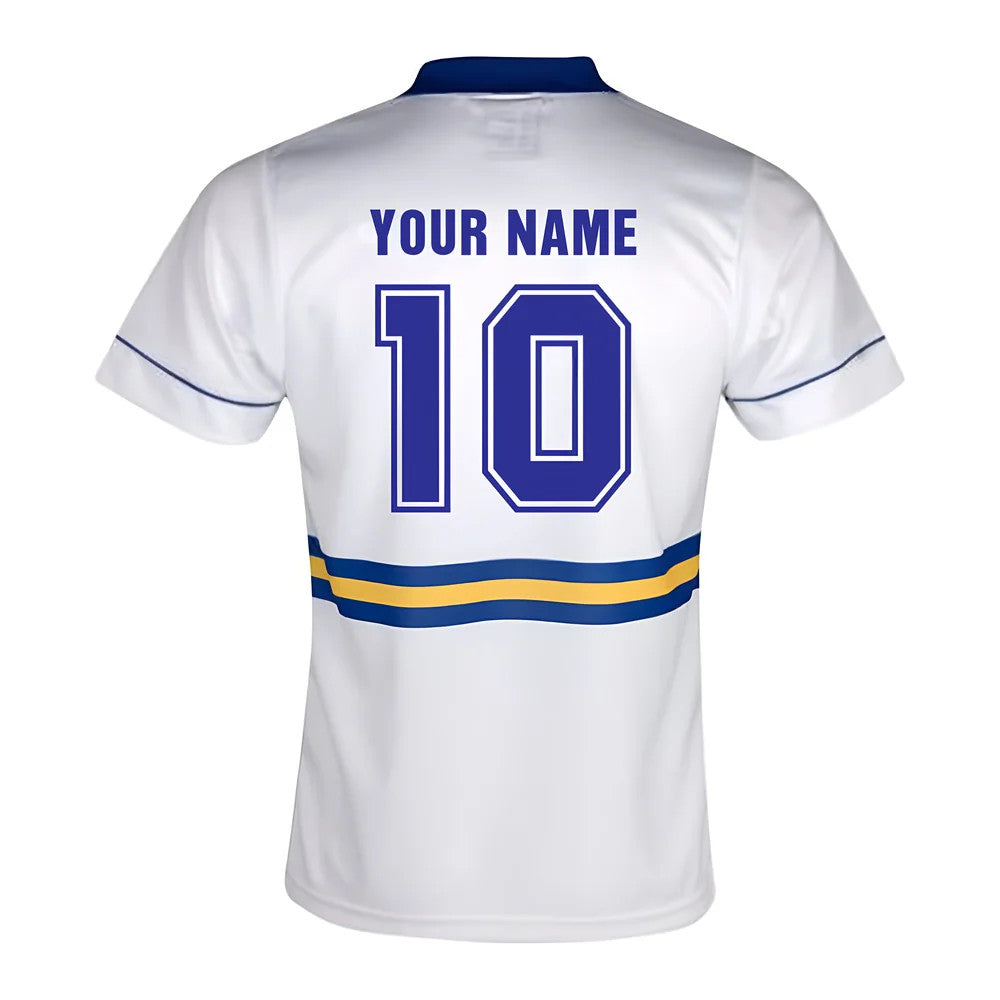 Score Draw Leeds United 1994 Home Shirt (Your Name)_0
