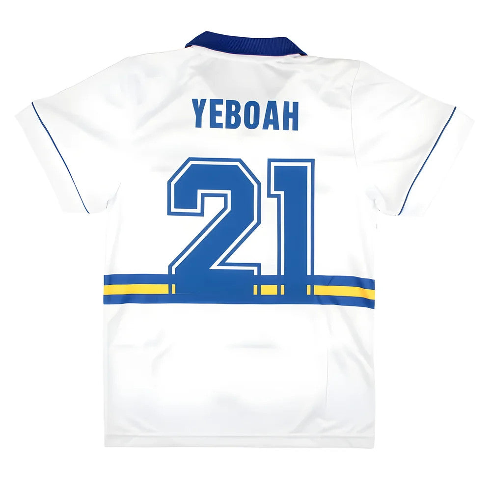 Leeds United 1994 Score Draw Home Shirt (S) Yeboah #21 (BNWT)_0