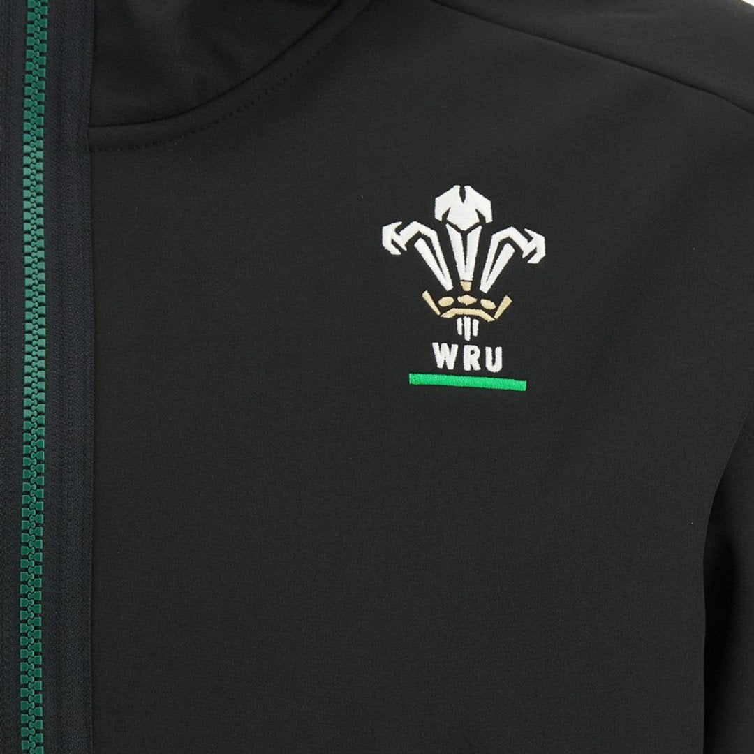 2026-2027 Wales WRU Travel Softshell Jacket (Black) - Kids_3