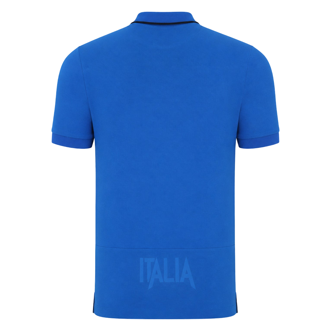 2026-2027 Italy Rugby Cotton Polo Shirt (Blue)_2