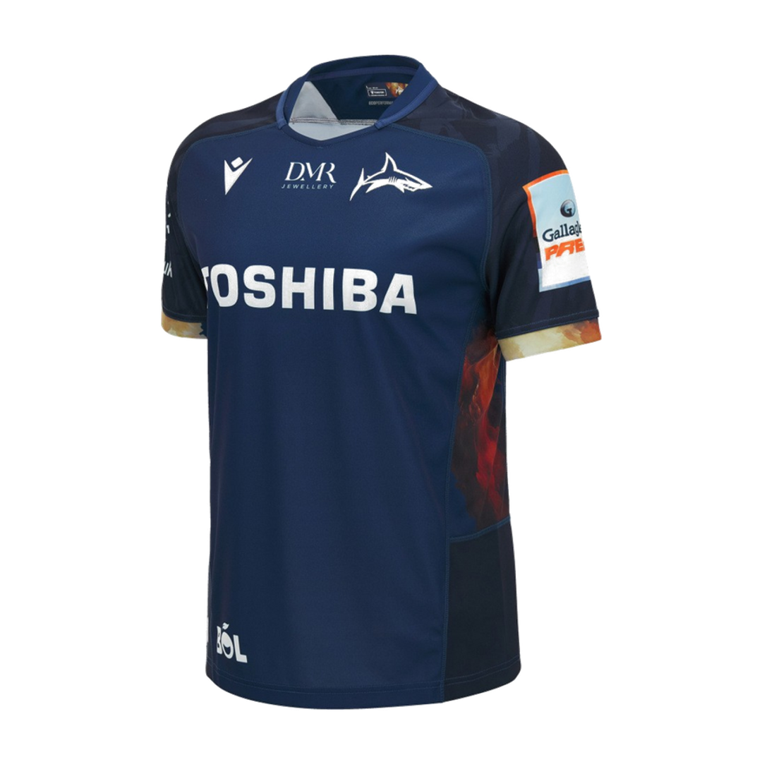 2026-2027 Sale Sharks Poly Home Rugby Shirt (Kids)_0