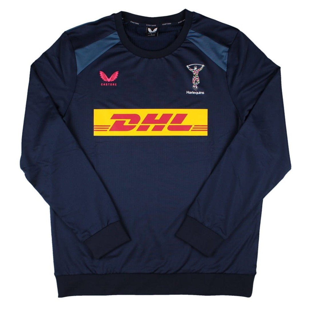 2026-2027 Harlequins Training Sweatshirt (Navy)_0