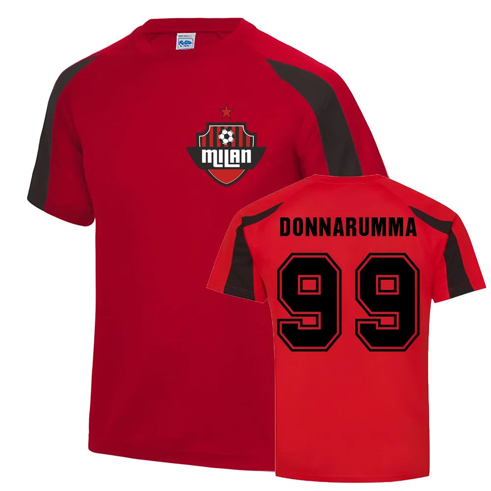 Gianluigi Donnarumma Milan Sports Training Jersey (Red)_0