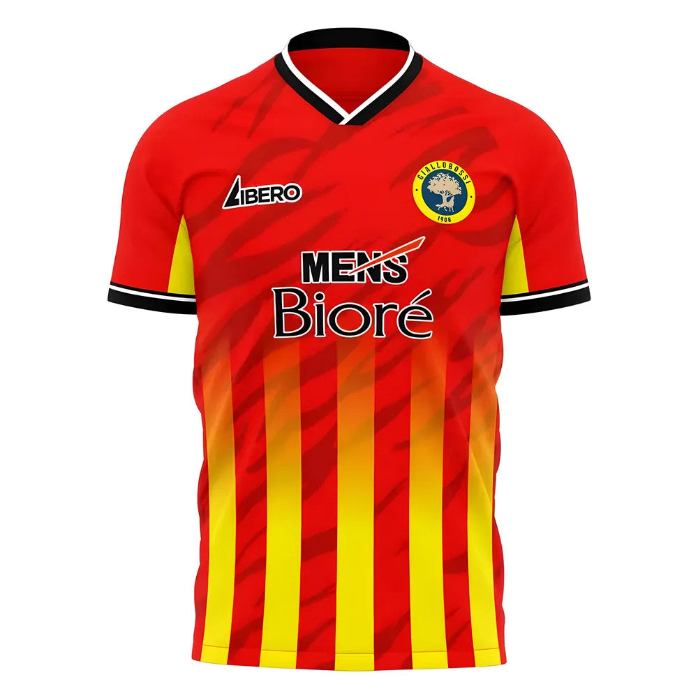  2025-2026 Lecce Home Concept Shirt (Libero) Kids Long Sleeve_0