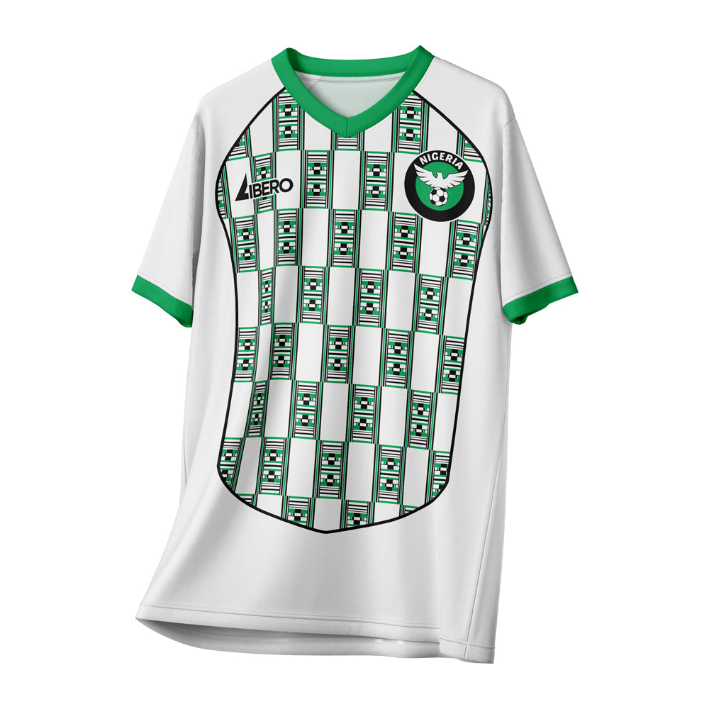 Nigeria 1994 Vintage Style Concept Shirt kids Kids Short Sleeve_0