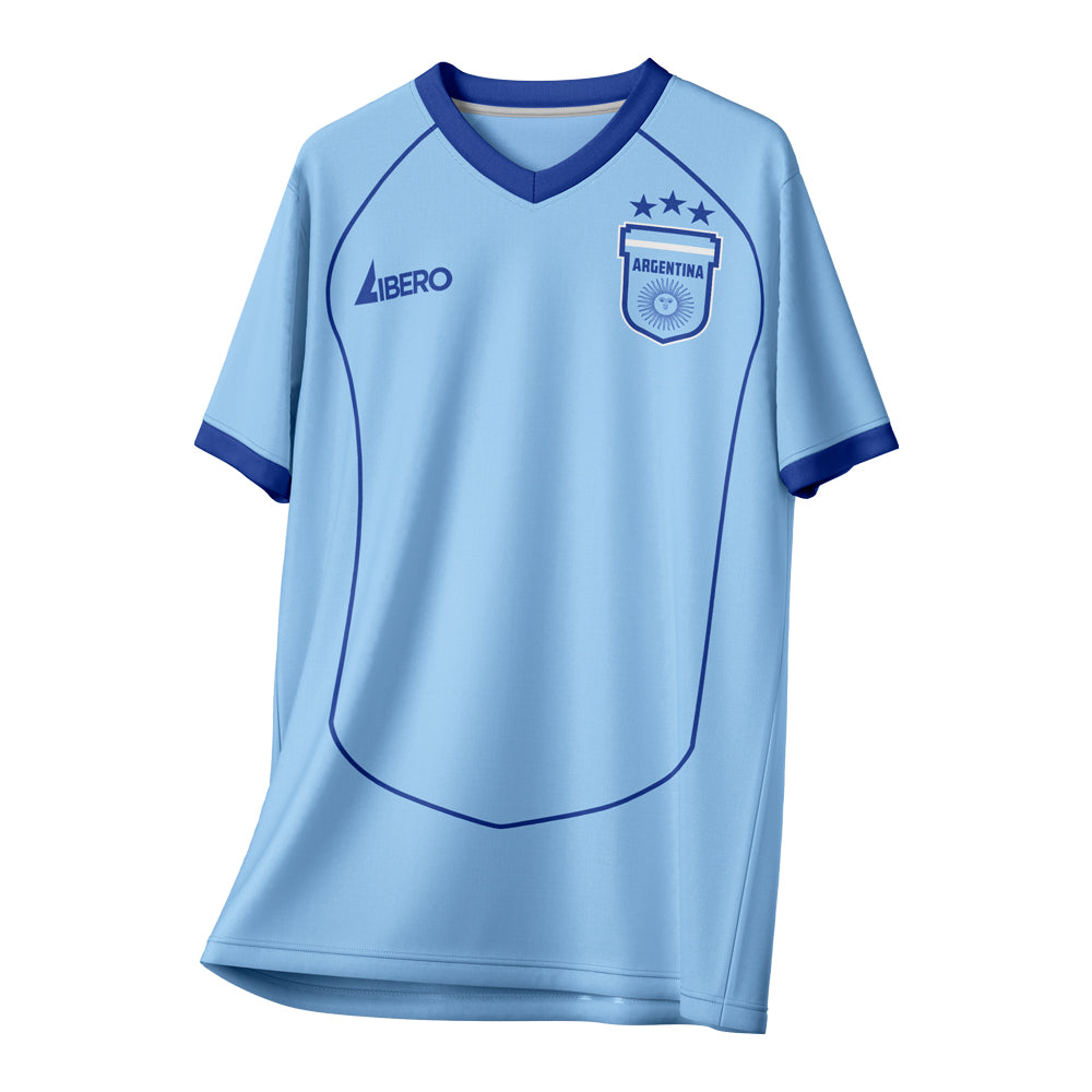 Argentina 1990 Vintage Style Concept Shirt Kids Short Sleeve_0