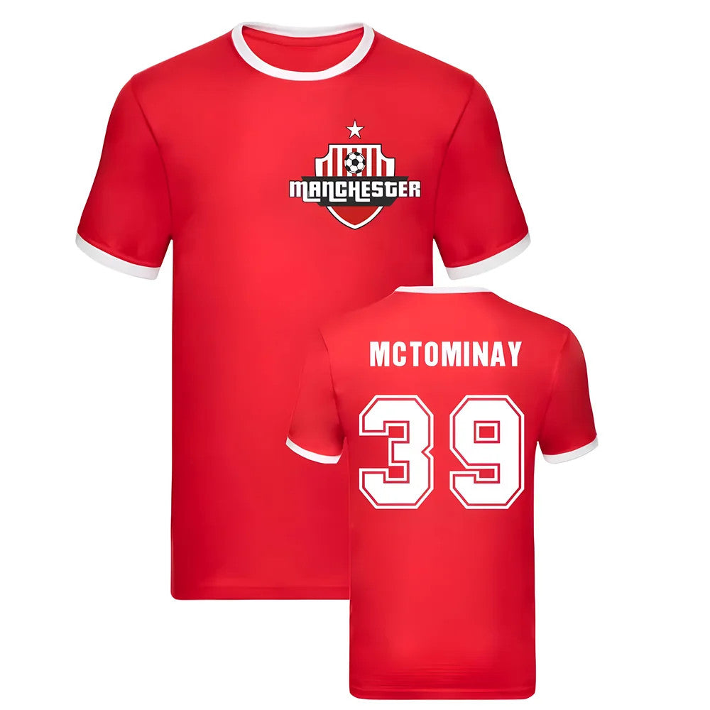 Scott McTominay Manchester Ringer Tee (Red)_0