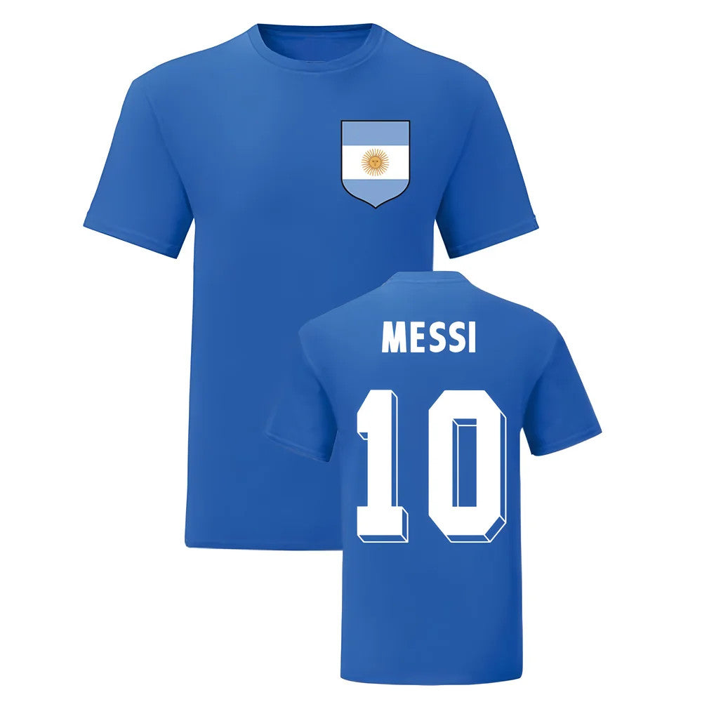 Lionel Messi Argentina National Hero Tee (Blue)_0