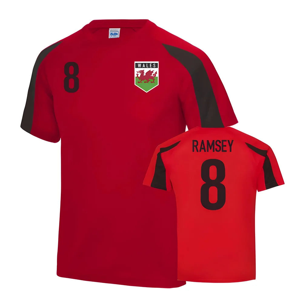 Wales Sports Training Jersey (Ramsey 8)_1