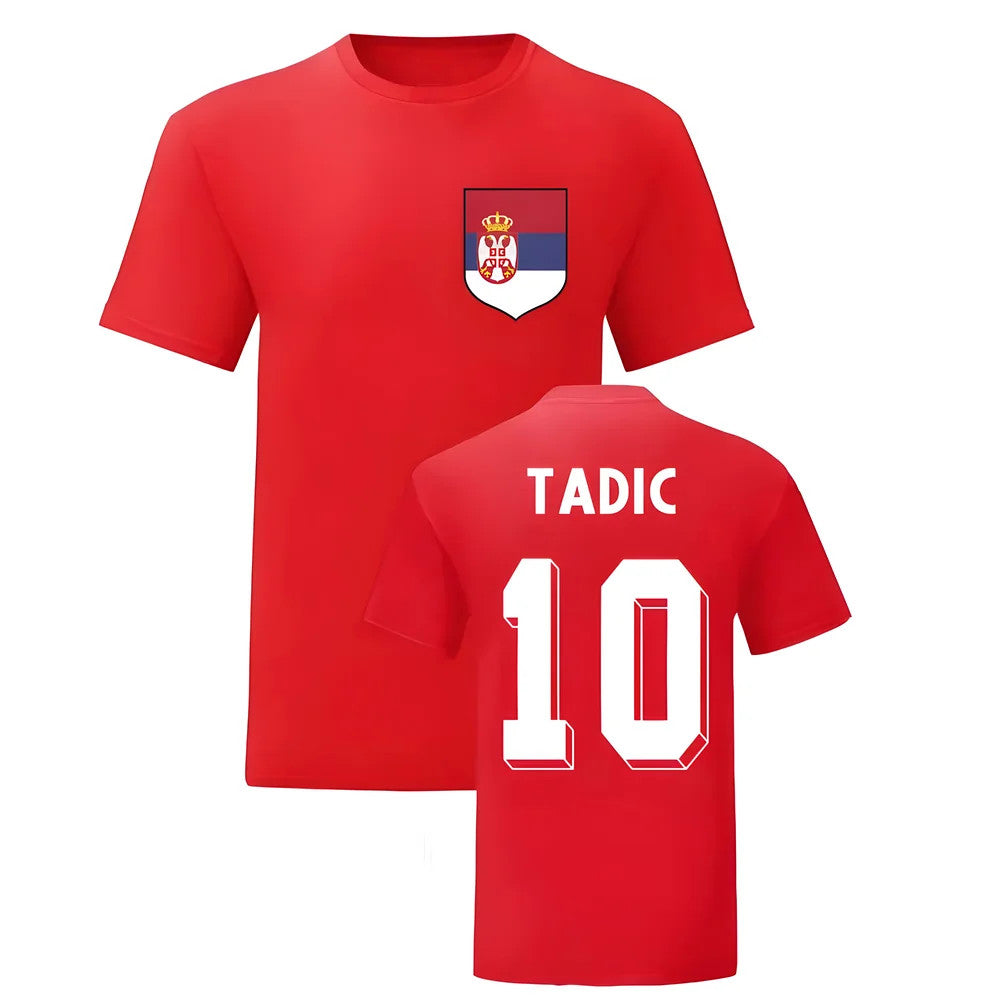 Dusan Tadic Serbia National Hero Tee (Red)_0