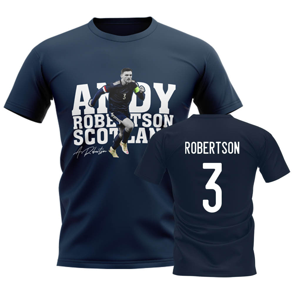 Andy Robertson Scotland Player Tee (Navy)_0