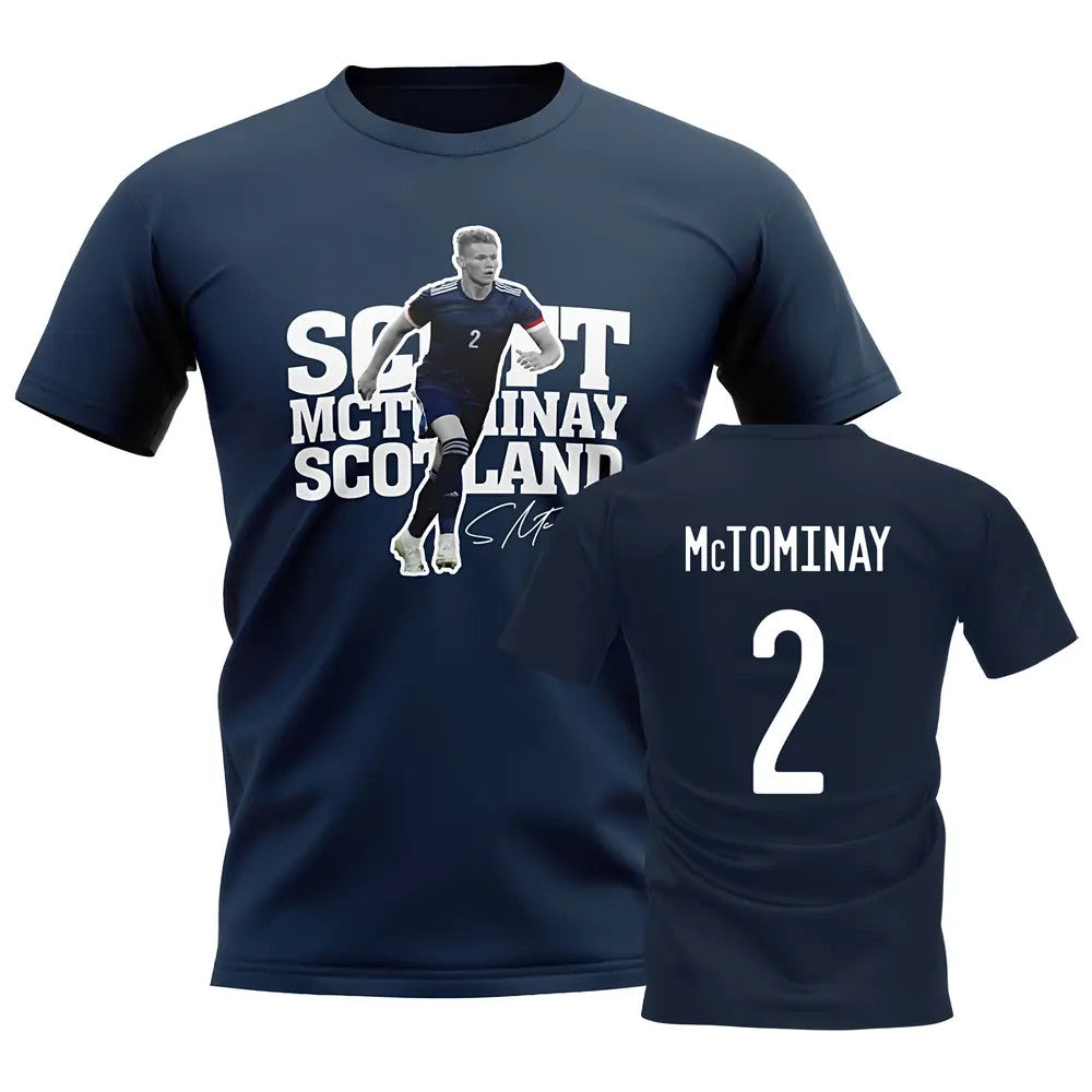 Scott McTominay Scotland Player Tee (Navy)_1