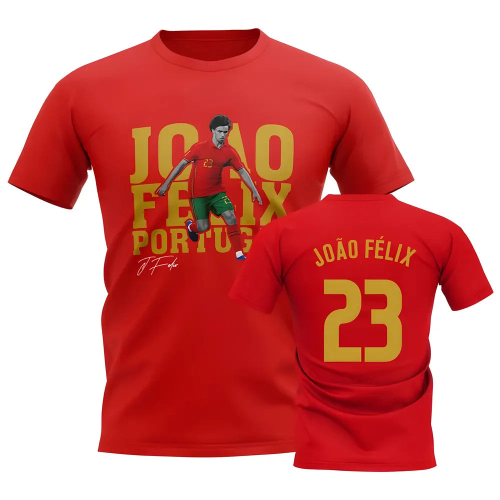 Joao Felix Portugal Player Tee (Red)_1
