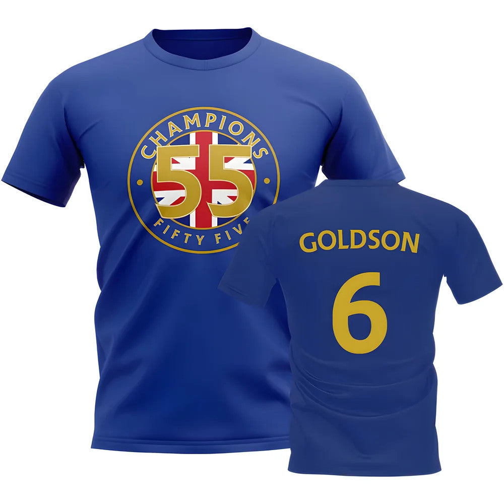 Connor Goldson 55 Times Champions T-Shirt (Blue)_1