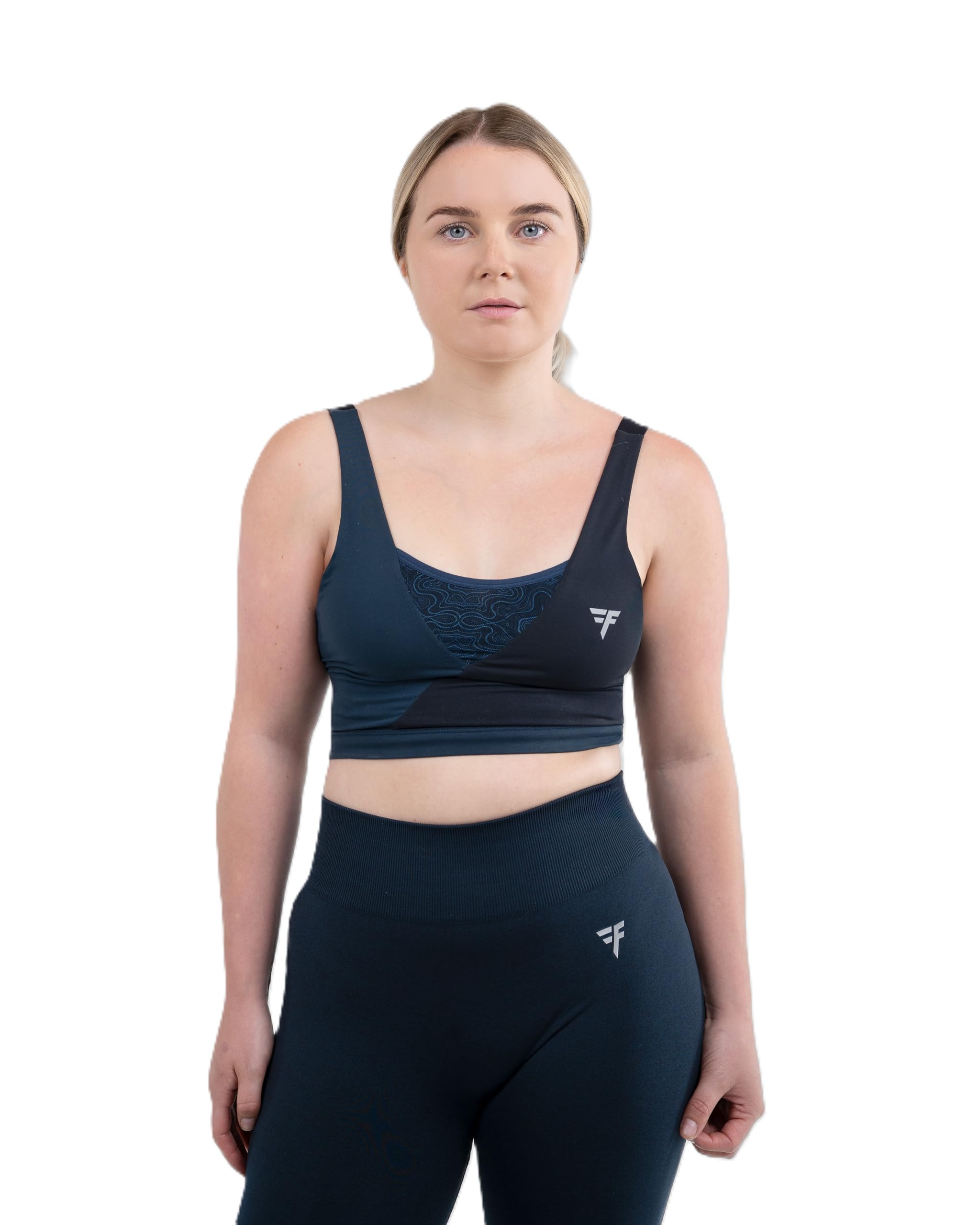 Fallain Fitness Sports Bra, Wireless, Athletic Support