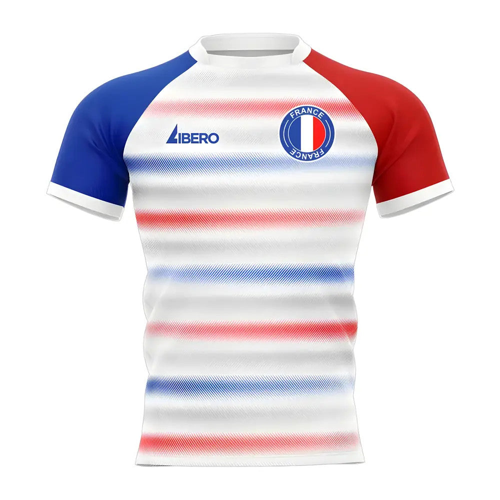  2025-2026 France Concept Away Rugby Shirt Kids Short Sleeve_0