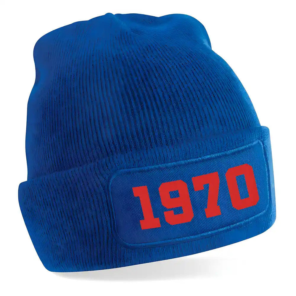 Paris 1970 Football Beanie Hat (Blue)_0