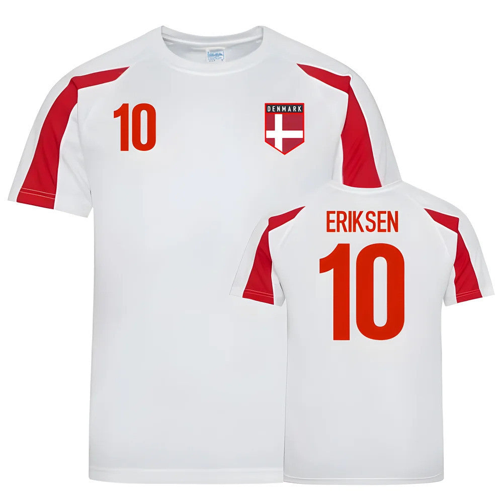 Denmark Sports Training Jersey (Eriksen 10)_1