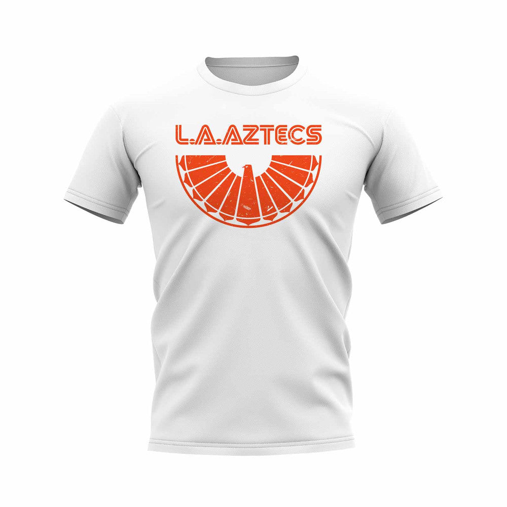 LA Aztecs Vintage Club Badge T-Shirt (White)_0