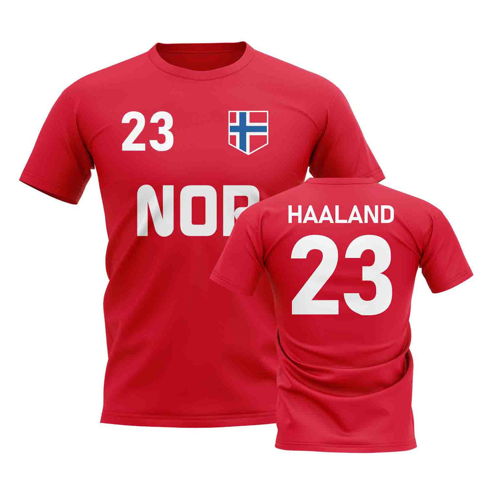 Erling Haaland Country Code Hero T-Shirt (Red)_0