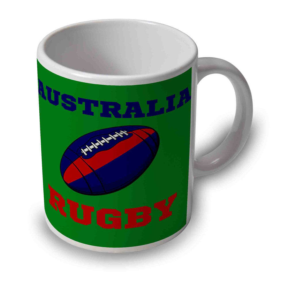 Australia Rugby Ball Mug (Green)_0